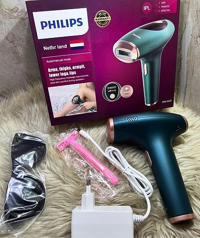 Philips Lazer Epilasyon OM-2030 1M atış