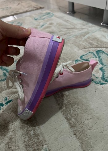 Kız Çocuk Pudra Pembe Bağcıklı Spor Ayakkabı