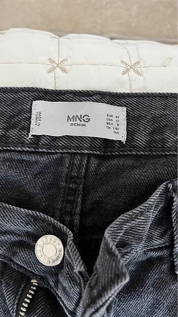 42 Beden Mango siyah jean