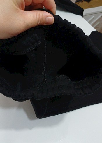 Çocuk Siyah Sıcak Eşofman alt özel dikim şipariş alıyorum - Görsel 5