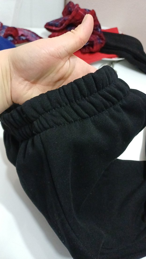 Çocuk Siyah Sıcak Eşofman alt özel dikim şipariş alıyorum - Görsel 4