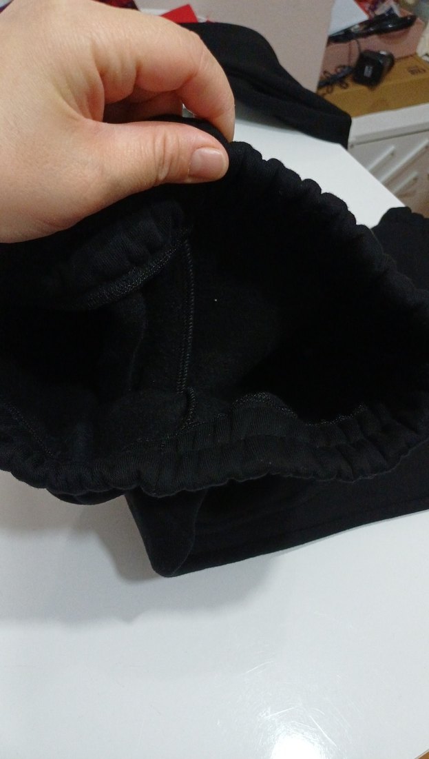 Çocuk Siyah Sıcak Eşofman alt özel dikim şipariş alıyorum - Görsel 5