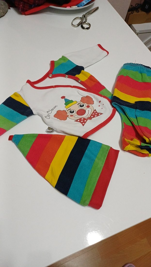 Renkli Pamuklu Bebek Erkek Takım - Görsel 3