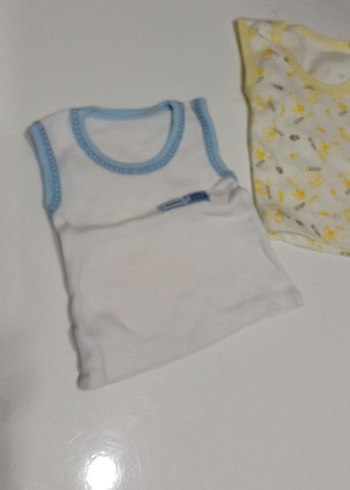 Baskılı ve Düz Desenli Çocuk Atletleri - Görsel 2