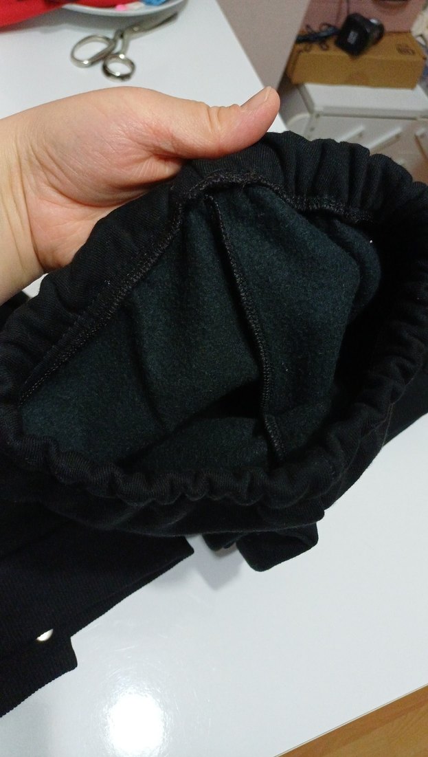 Düğmeli Siyah Erkek Sweatshirt ve Eşofman Takımı özel dikim - Görsel 4