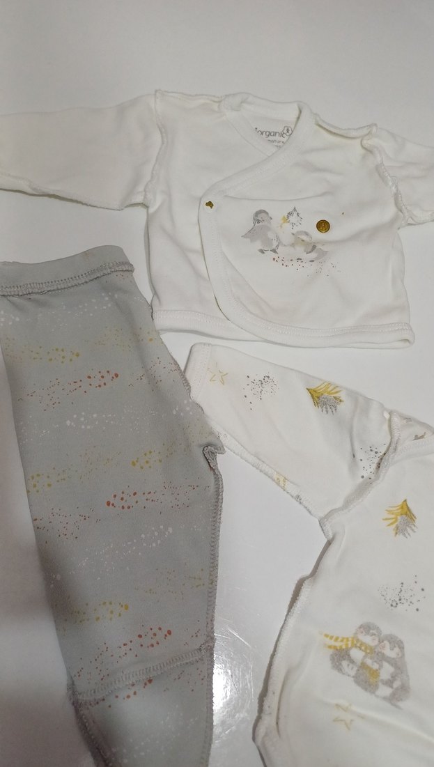 Beyaz Bebek Erkek Takımı - Görsel 2