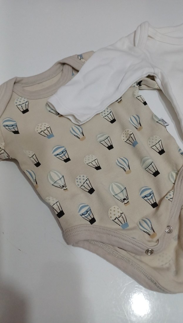 Bebek Uzun Kollu Beyaz Body - Görsel 2