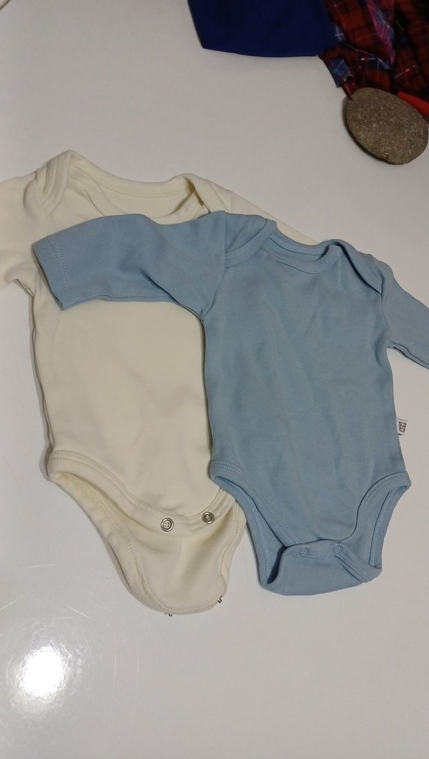 Uzun Kollu Bebek Body Seti, Pamuklu - Görsel 2