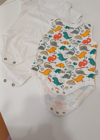 Renkli Desenli Bebek Erkek Body - Görsel 3