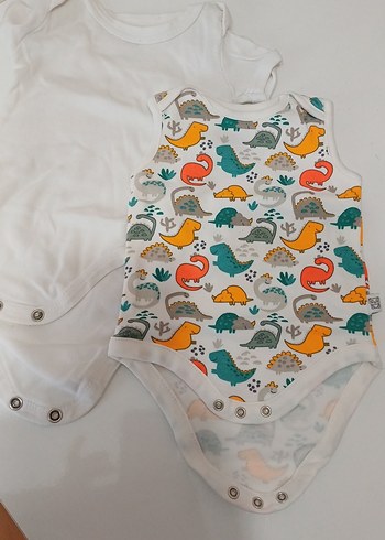 Renkli Desenli Bebek Erkek Body - Görsel 2