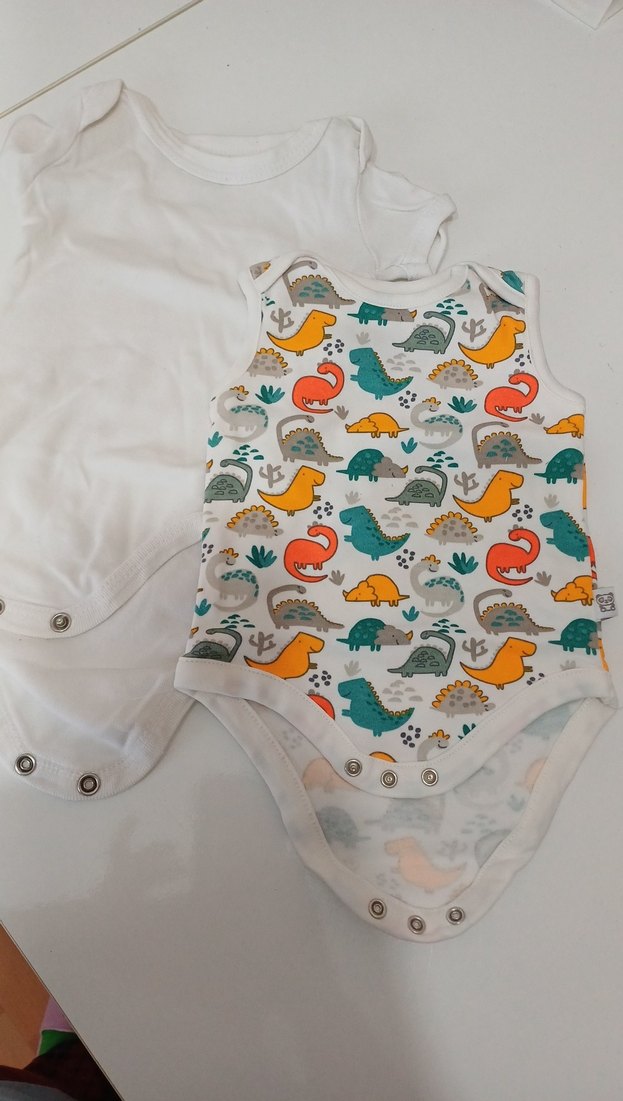 Renkli Desenli Bebek Erkek Body - Görsel 2