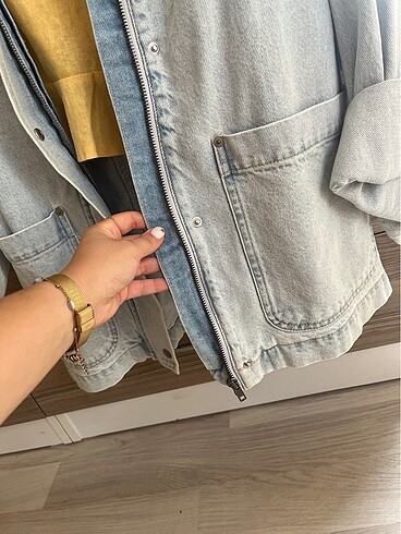 xs Beden mavi Renk H&M Kot ceket