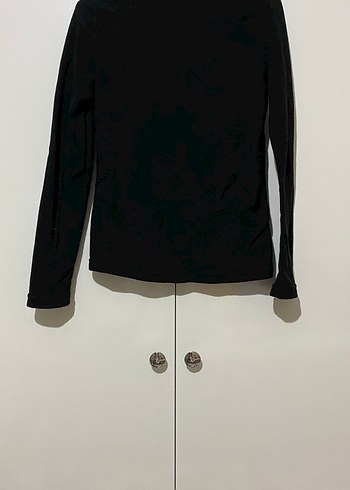Decathlon Siyah Yüksek Yakalı Kadın Polar Sweatshirt