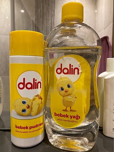 Dalin bebe yağı ve pudra