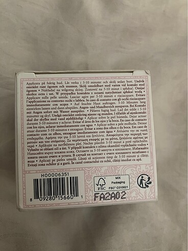 Fresh rose mask Sephora - Görsel 3