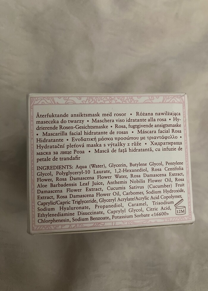 Fresh rose mask Sephora - Görsel 4