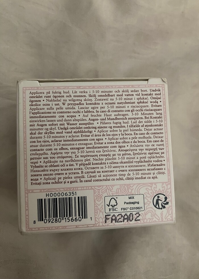 Fresh rose mask Sephora - Görsel 3