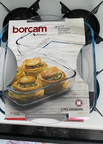 Borcam 2 Parça Fırın Kabı Seti