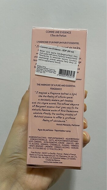 Beden Yves Rocher EVIDENCE Edp