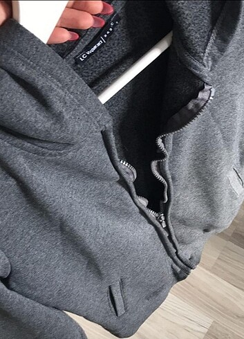 15-16 Yaş Beden Lcwaikiki erkek fermuarlı sweatshırt
