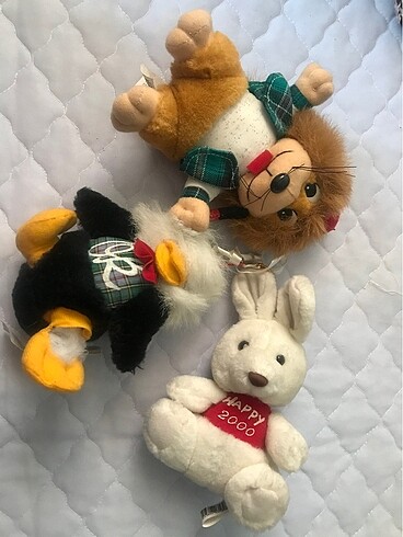 Diğer Sıfır 3 adet peluş oyuncak