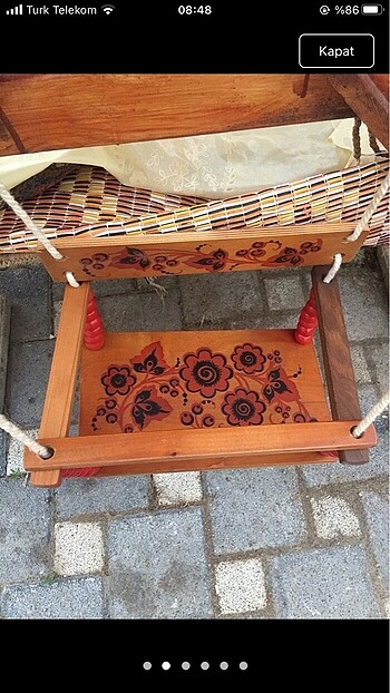 Diğer Yurt dışından ahşap salıncak