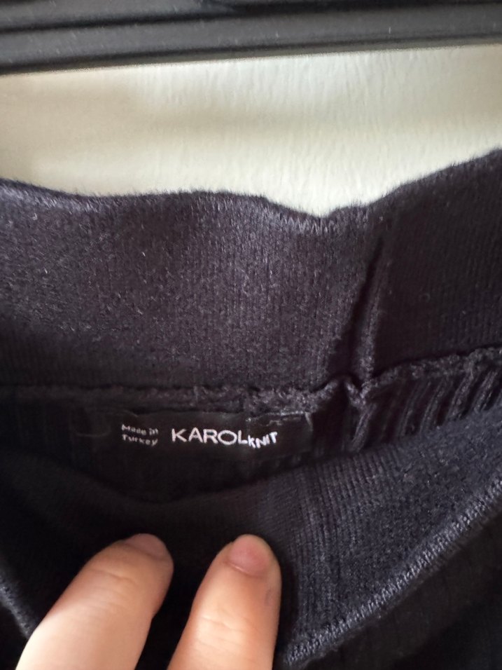 Siyah Çizgili Uzun Pilili Kadın Etek - Görsel 2