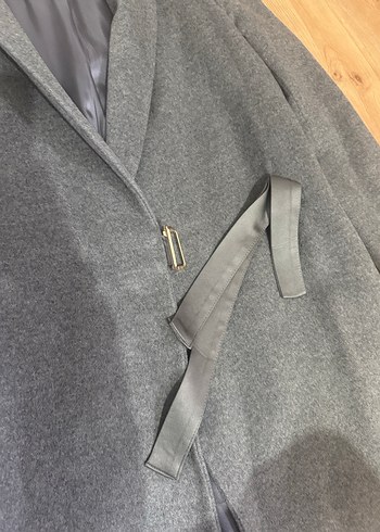 İpekyol Gri Düğmesiz Kadın Kaban - Görsel 2