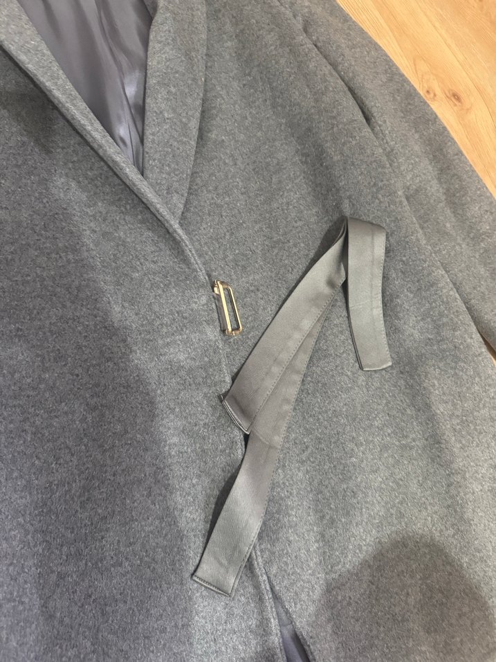 İpekyol Gri Düğmesiz Kadın Kaban - Görsel 2
