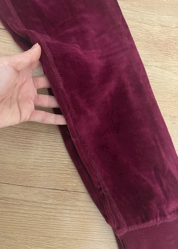 Lipsy Bordo Kapüşonlu Nakışlı Kadın Eşofman Takımı - Görsel 10