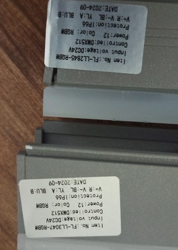 Beden RGBW lineer led , dmx 512 rgbw lineer led , kayan led armatür