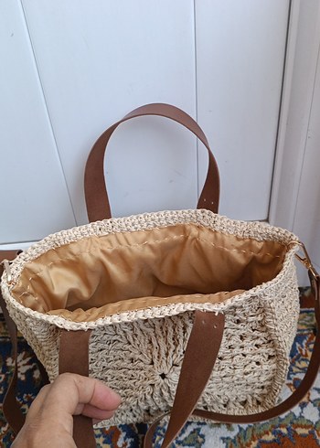 Beden mozaik model Bohem Örgü Kadın Çanta