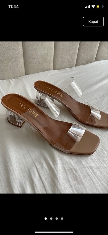 Zara İki adet topuklu sandalet
