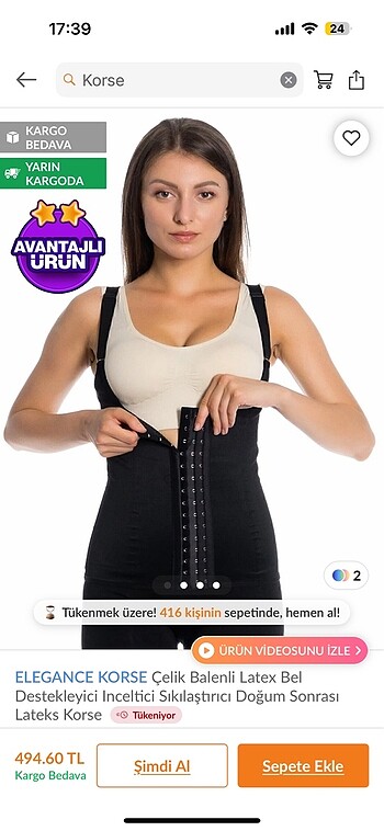 Eleganca latex korse