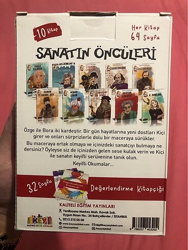  Beden Sanatın öncüleri hikaye seti