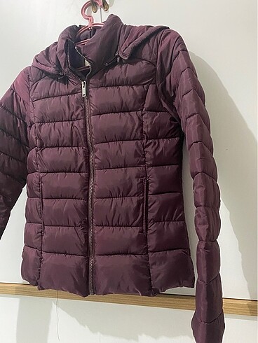 36 Beden mor Renk Kadın Şişme Mont