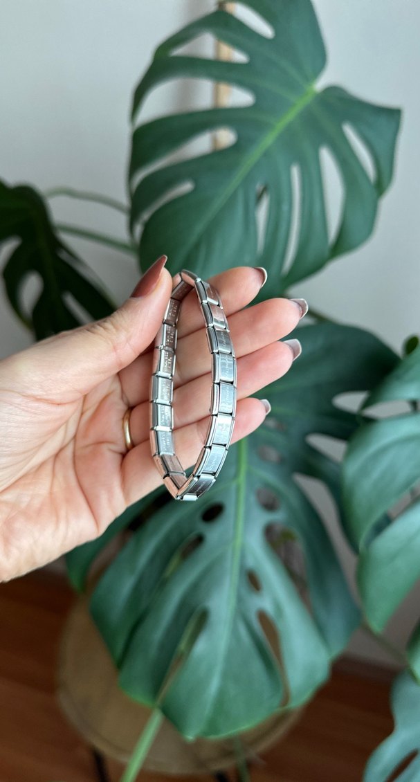 Gri Zincir Detaylı Kadın Bileklik - Görsel 3