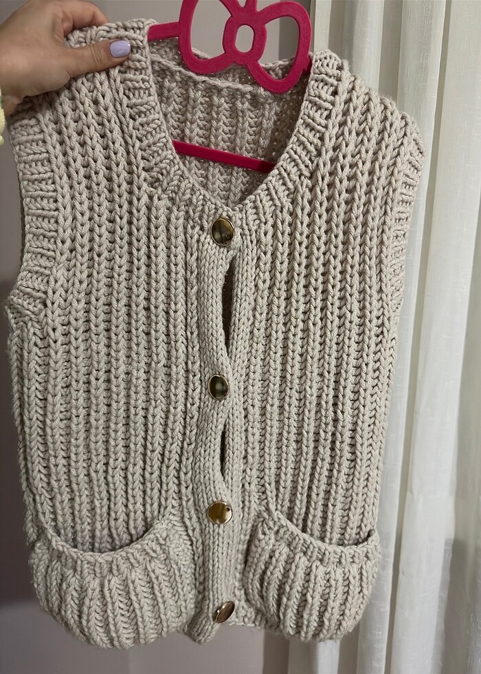 Zara yün yelek - Görsel 2