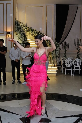 Tasarım after party elbisesi