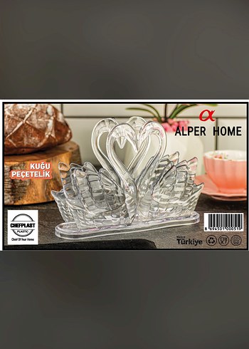 Beyaz Kuğu Peçetelik Alper Home