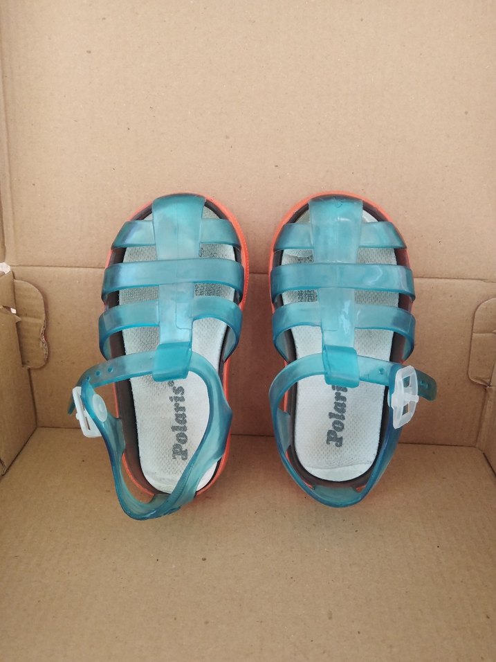 Mavi Kayışlı Erkek Çocuk Sandalet - Görsel 2