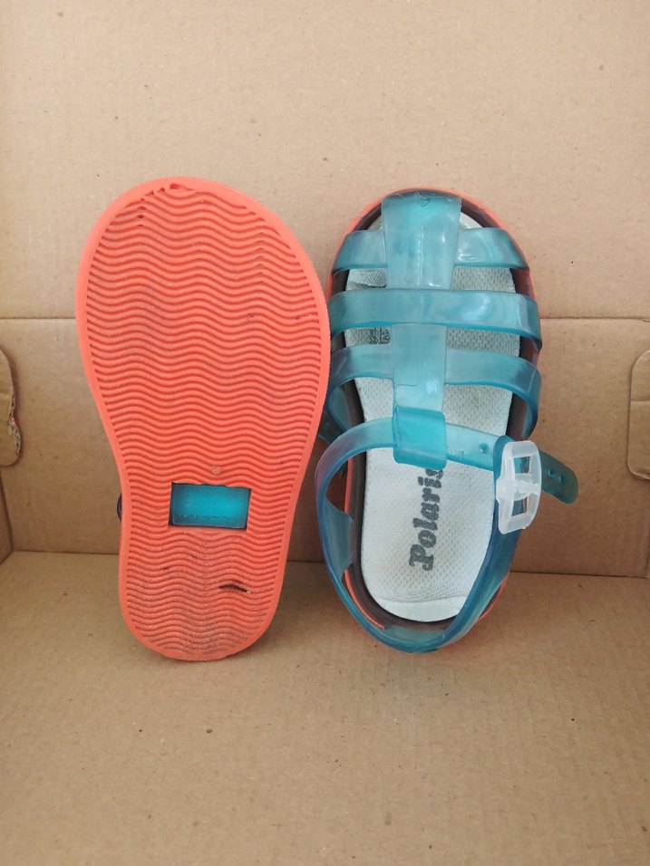 Mavi Kayışlı Erkek Çocuk Sandalet - Görsel 3