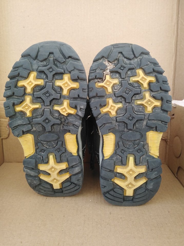 Gri Kamuflaj Erkek Çocuk Botları Velcro - Görsel 5