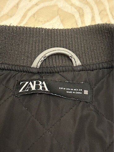 m Beden siyah Renk Zara Suni Deri Bomber Ceket