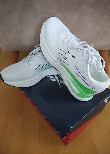 Reebok Beyaz Yeşil Dolgu Topuk Spor Ayakkabı - Görsel 3