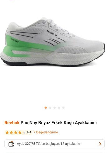 Reebok Beyaz Yeşil Dolgu Topuk Spor Ayakkabı - Görsel 12