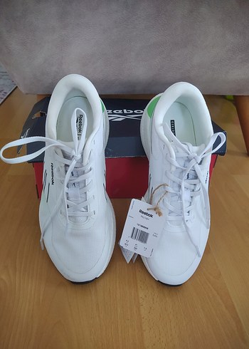 Reebok Beyaz Yeşil Dolgu Topuk Spor Ayakkabı - Görsel 5