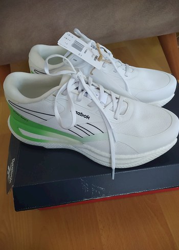 Reebok Beyaz Yeşil Dolgu Topuk Spor Ayakkabı - Görsel 2