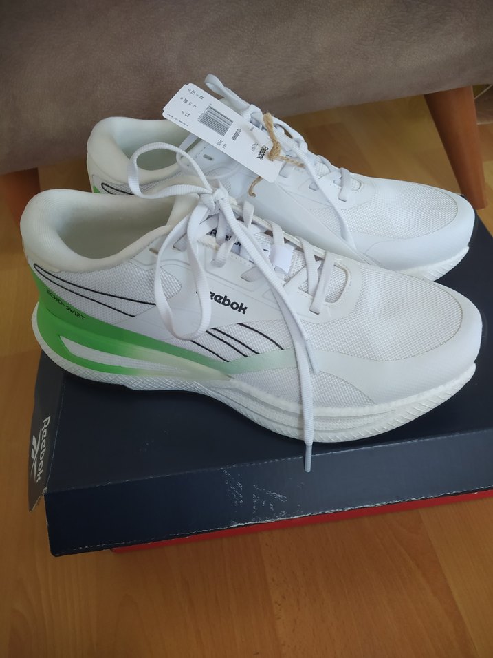 Reebok Beyaz Yeşil Dolgu Topuk Spor Ayakkabı - Görsel 2