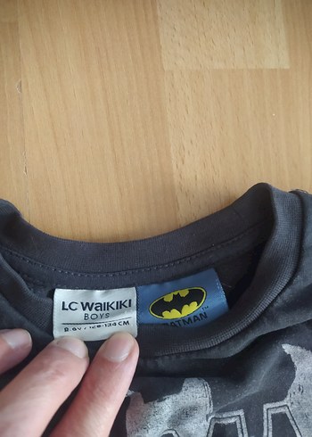 Batman Baskılı Erkek Çocuk Gri Tişört ve Siyah Şort ( Hediyeli) - Görsel 8